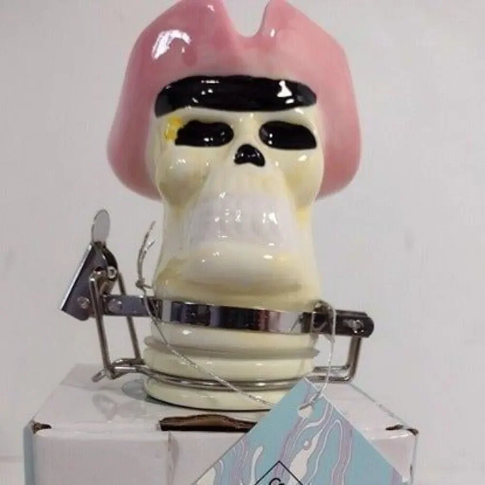 Cursed Treasure Skull Jar – 50mL Pirate Stash & Spice Keeper Hidden Gothic Decor - Picture 2 of 4